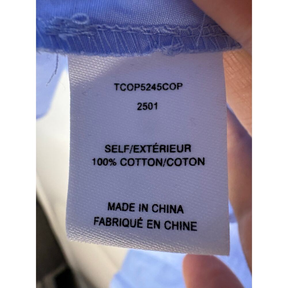 Derek Lam Crosby Luma Mini Shirt Dress Puff Sleeve Coastal Grandma Summer Boho 0 - Picture 7 of 9